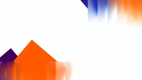 Geometric mountains with aurora sky Stock Footage 336062826