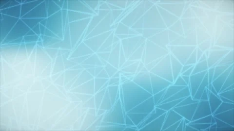 Geometric movement of the connections of lines of triangular shape Stock Footage 294951296