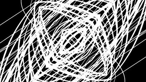 Geometric moving construction of lines. Design. Lines in drawing of moving Stock Illustration
