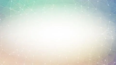 Geometric Multi blue Polygonal background molecule and communication. Connect Stock Illustration