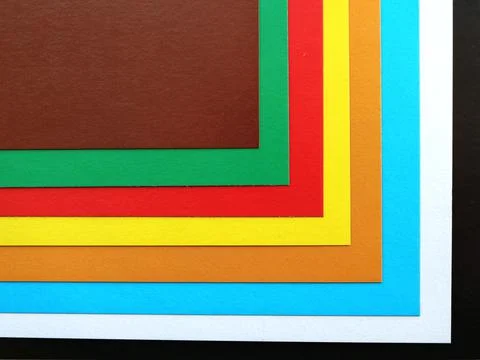 Geometric multicolored backdrop with copy space Foto stock
