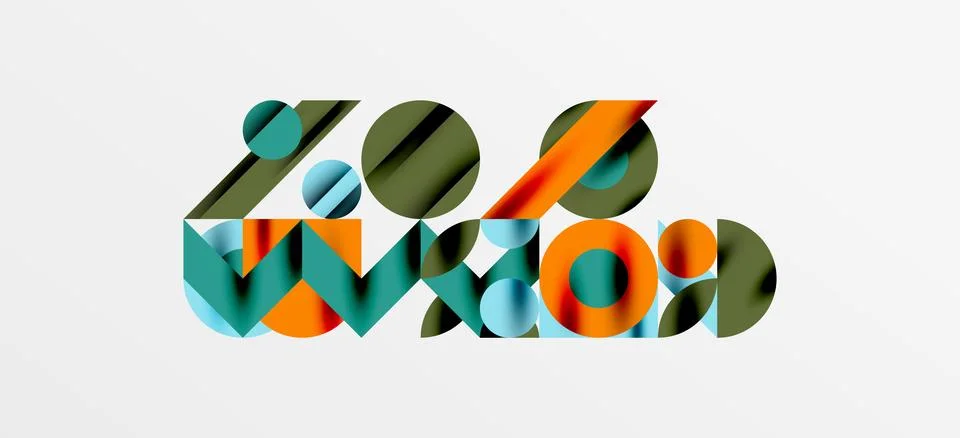 Geometric neo patterns. Abstract background for covers, banners, flyers and Stock Illustration