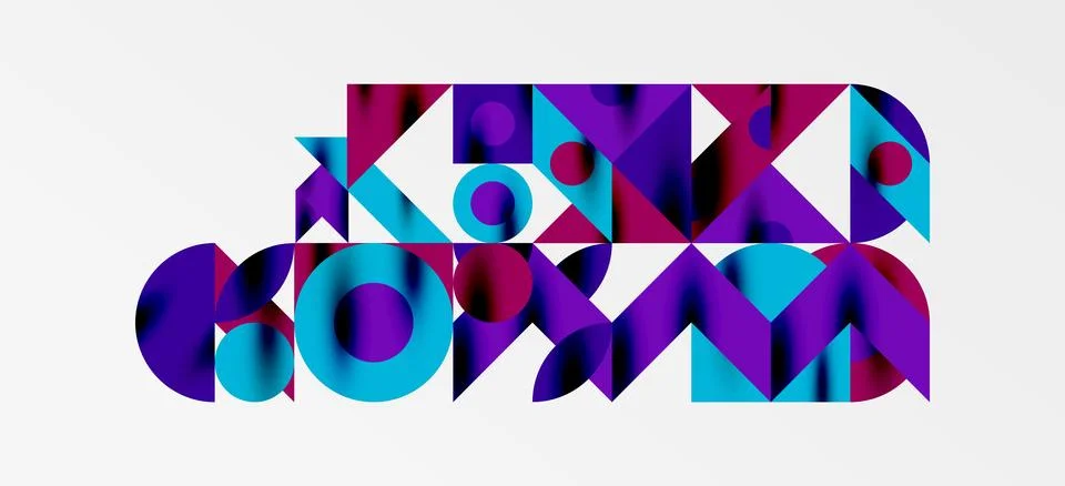 Geometric neo patterns. Abstract background for covers, banners, flyers and 스톡 일러스트