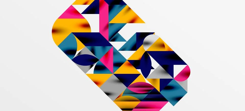 Geometric neo patterns. Abstract background for covers, banners, flyers and イラスト素材