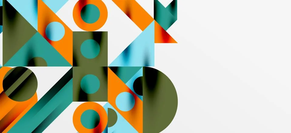 Geometric neo patterns. Abstract background for covers, banners, flyers and Stockillustratie