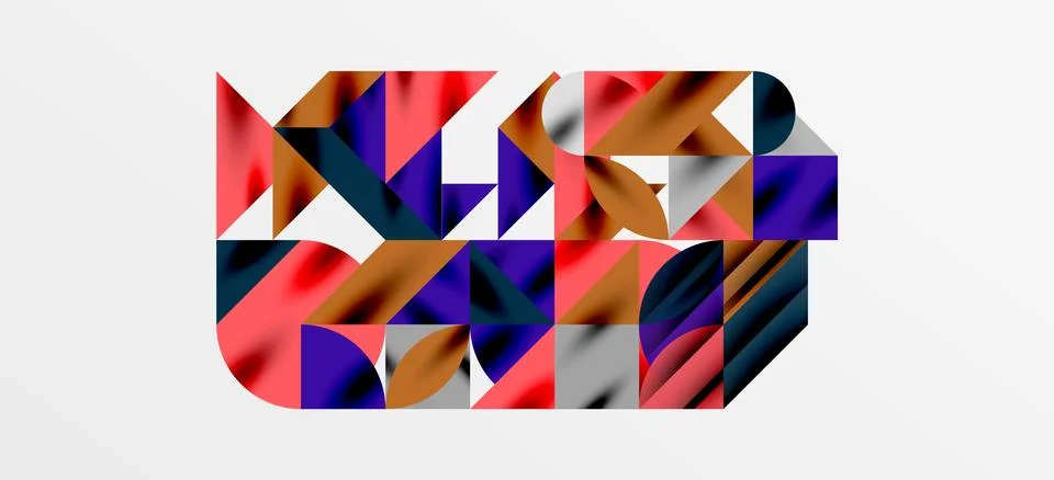 Geometric neo patterns. Abstract background for covers, banners, flyers and 스톡 일러스트