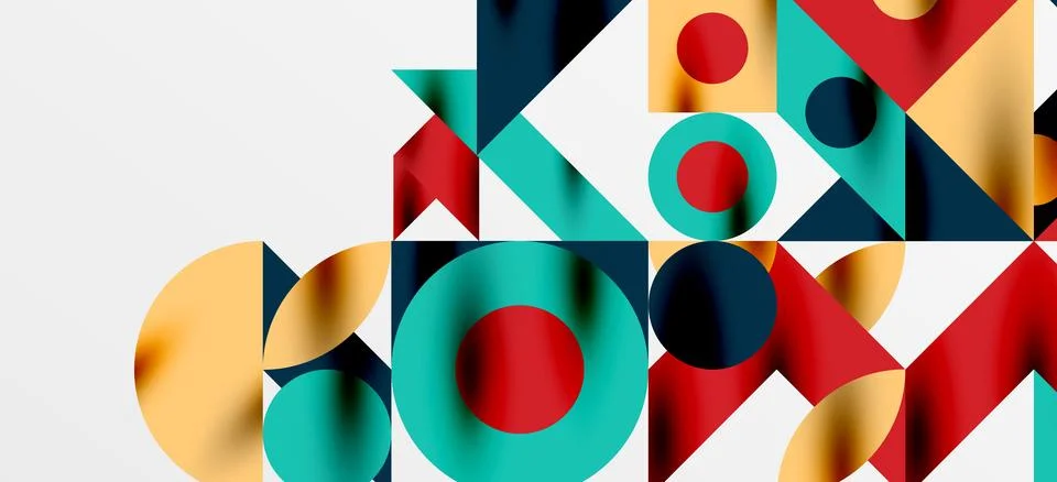 Geometric neo patterns. Abstract background for covers, banners, flyers and イラスト素材