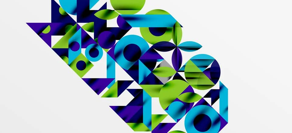 Geometric neo patterns. Abstract background for covers, banners, flyers and イラスト素材