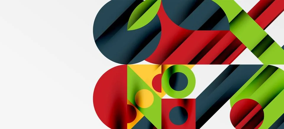 Geometric neo patterns. Abstract background for covers, banners, flyers and イラスト素材
