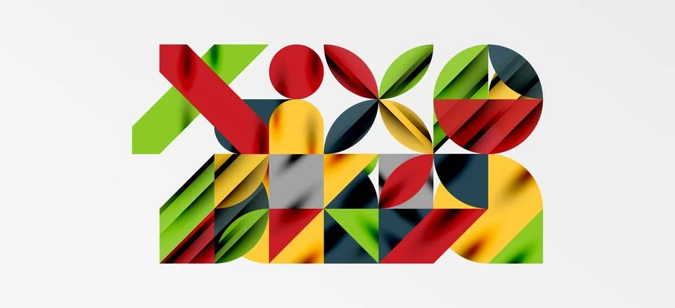 Geometric neo patterns. Abstract background for covers, banners, flyers and イラスト素材