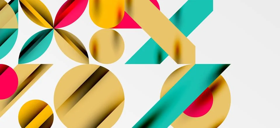 Geometric neo patterns. Abstract background for covers, banners, flyers and Stockillustratie