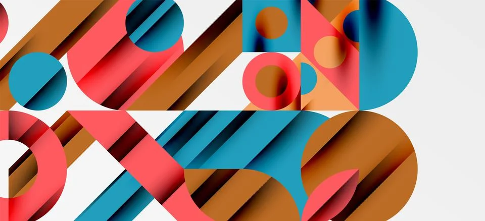 Geometric neo patterns. Abstract background for covers, banners, flyers and 스톡 일러스트