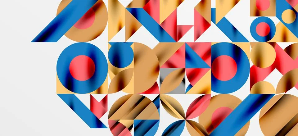 Geometric neo patterns. Abstract background for covers, banners, flyers and イラスト素材