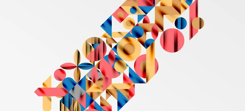 Geometric neo patterns. Abstract background for covers, banners, flyers and Stockillustratie