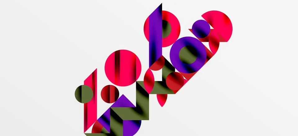 Geometric neo patterns. Abstract background for covers, banners, flyers and 스톡 일러스트