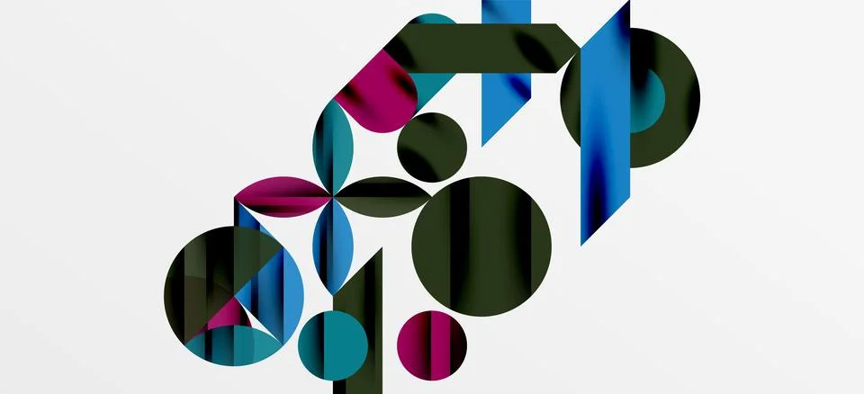 Geometric neo patterns. Abstract background for covers, banners, flyers and Stockillustratie