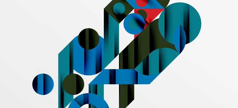 Geometric neo patterns. Abstract background for covers, banners, flyers and 스톡 일러스트