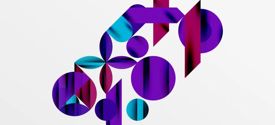 Geometric neo patterns. Abstract background for covers, banners, flyers and イラスト素材