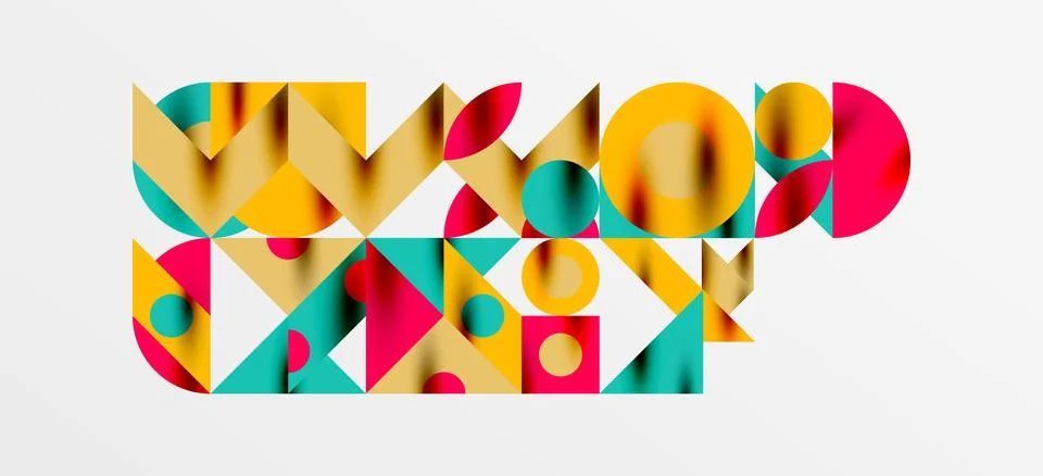 Geometric neo patterns. Abstract background for covers, banners, flyers and 스톡 일러스트