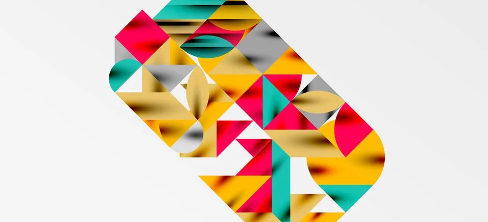 Geometric neo patterns. Abstract background for covers, banners, flyers and Stock Illustration