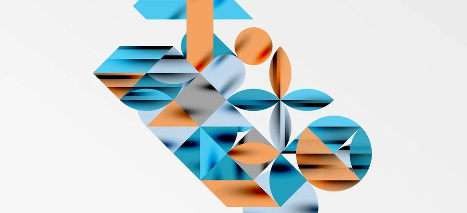 Geometric neo patterns. Abstract background for covers, banners, flyers and Stock Illustration