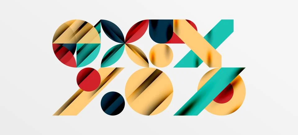Geometric neo patterns. Abstract background for covers, banners, flyers and イラスト素材