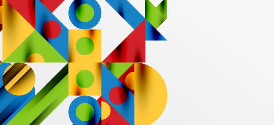 Geometric neo patterns. Abstract background for covers, banners, flyers and Stockillustratie