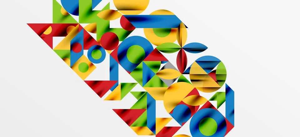 Geometric neo patterns. Abstract background for covers, banners, flyers and Stockillustratie