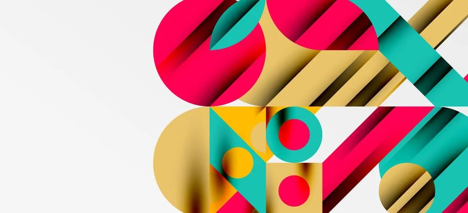 Geometric neo patterns. Abstract background for covers, banners, flyers and イラスト素材
