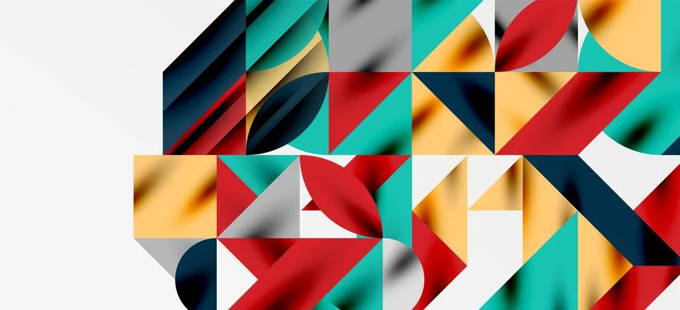 Geometric neo patterns. Abstract background for covers, banners, flyers and イラスト素材