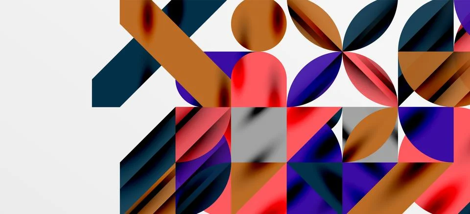 Geometric neo patterns. Abstract background for covers, banners, flyers and イラスト素材
