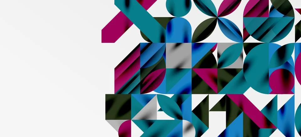 Geometric neo patterns. Abstract background for covers, banners, flyers and Stockillustratie