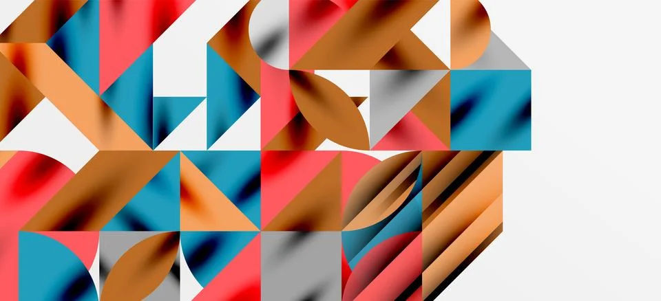 Geometric neo patterns. Abstract background for covers, banners, flyers and Stockillustratie