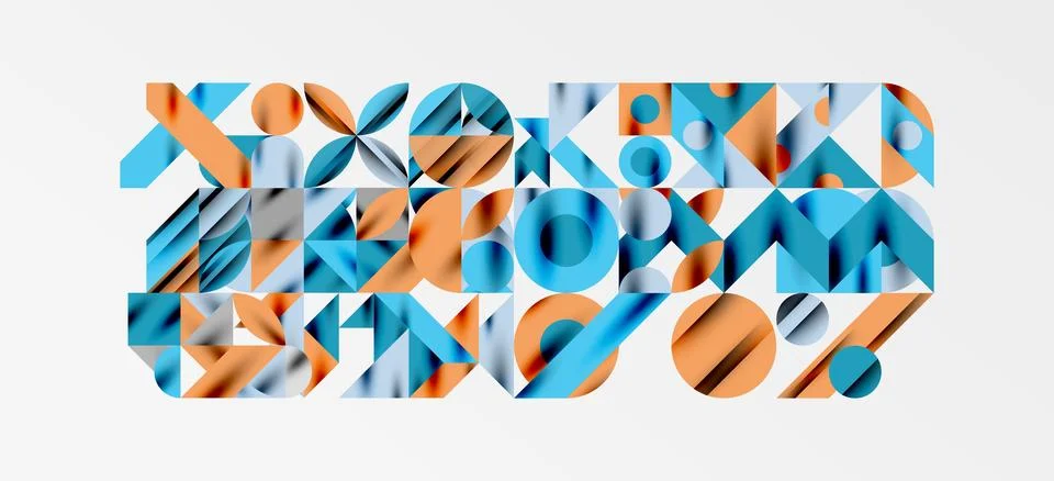 Geometric neo patterns. Abstract background for covers, banners, flyers and イラスト素材