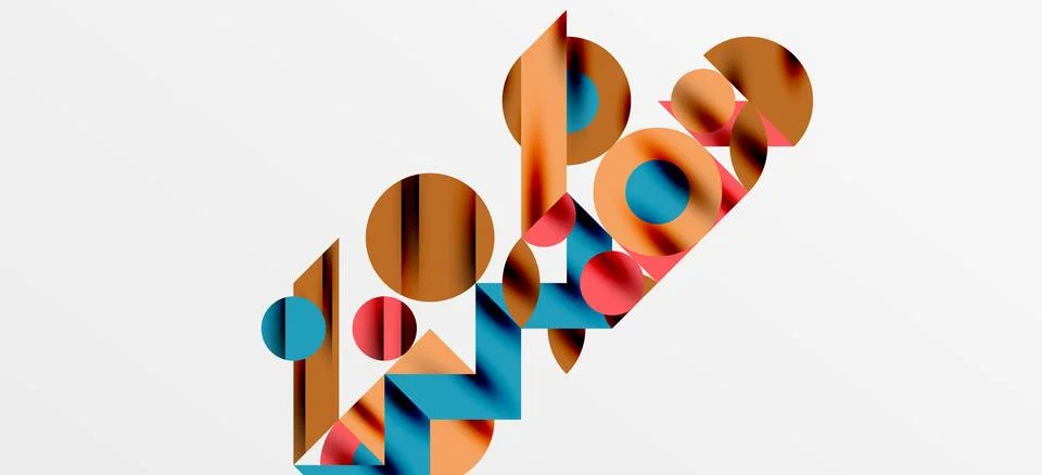Geometric neo patterns. Abstract background for covers, banners, flyers and 스톡 일러스트