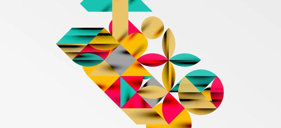 Geometric neo patterns. Abstract background for covers, banners, flyers and 스톡 일러스트