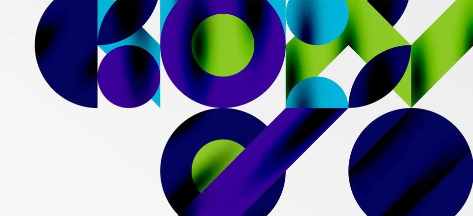 Geometric neo patterns. Abstract background for covers, banners, flyers and Stockillustratie