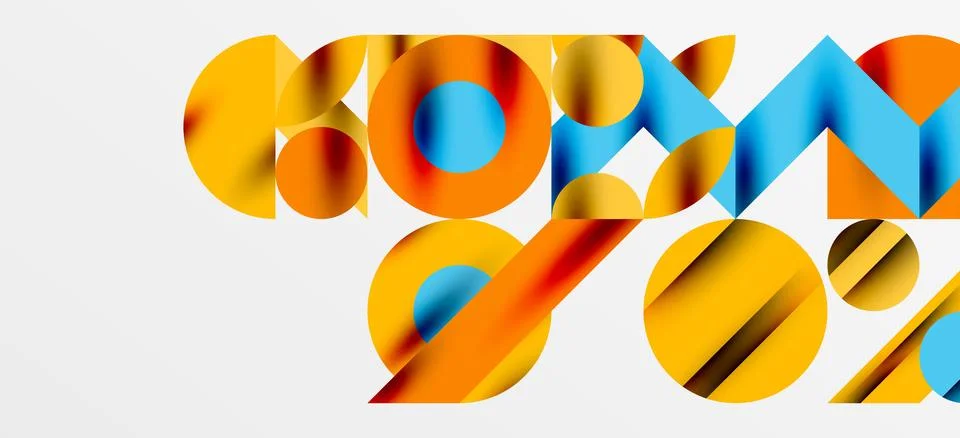 Geometric neo patterns. Abstract background for covers, banners, flyers and Illustrazione stock