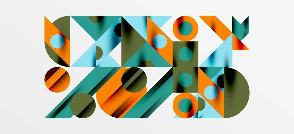 Geometric neo patterns. Abstract background for covers, banners, flyers and イラスト素材
