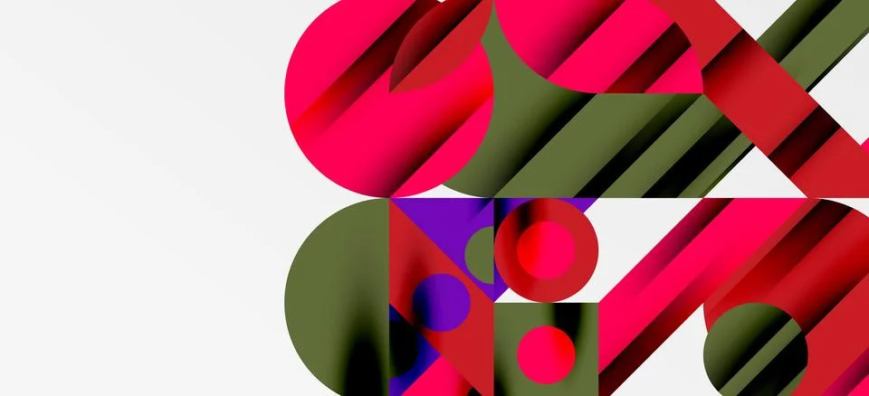 Geometric neo patterns. Abstract background for covers, banners, flyers and Stockillustratie