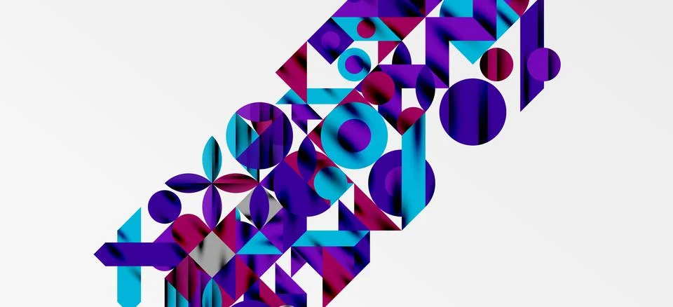 Geometric neo patterns. Abstract background for covers, banners, flyers and Stock Illustration