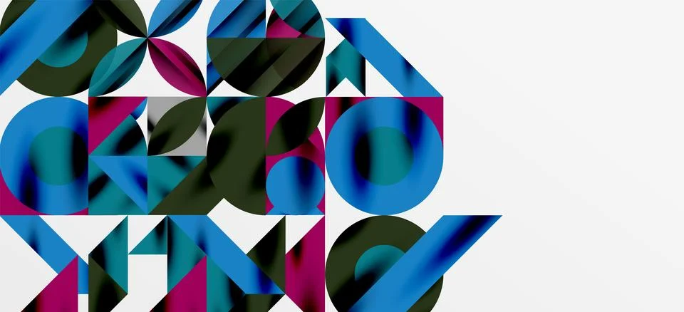 Geometric neo patterns. Abstract background for covers, banners, flyers and 스톡 일러스트
