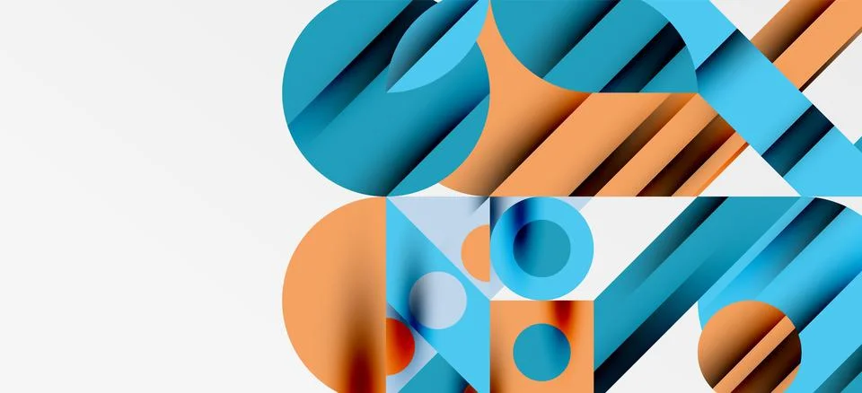 Geometric neo patterns. Abstract background for covers, banners, flyers and 스톡 일러스트