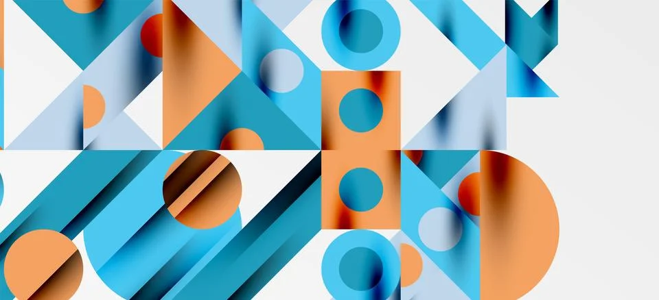 Geometric neo patterns. Abstract background for covers, banners, flyers and 스톡 일러스트