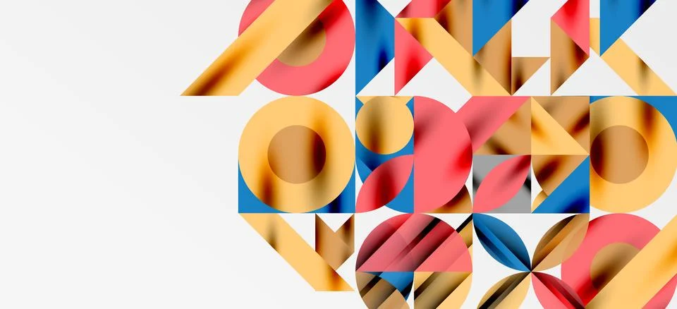 Geometric neo patterns. Abstract background for covers, banners, flyers and Stockillustratie