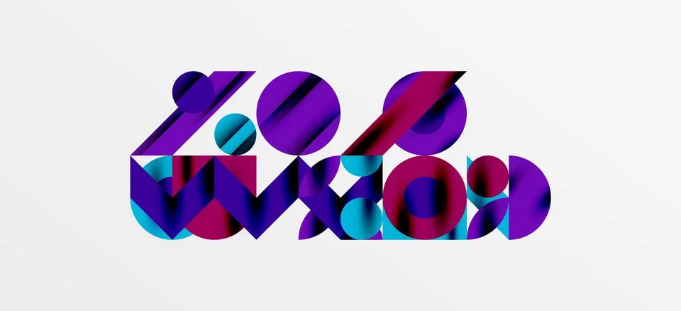Geometric neo patterns. Abstract background for covers, banners, flyers and Stockillustratie