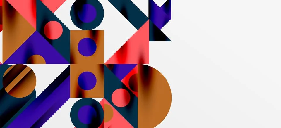 Geometric neo patterns. Abstract background for covers, banners, flyers and Stock Illustration