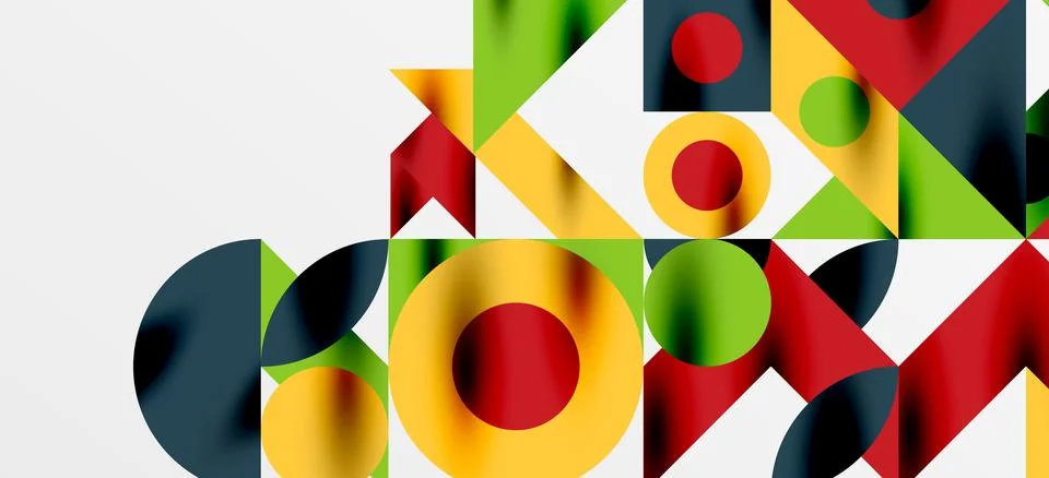 Geometric neo patterns. Abstract background for covers, banners, flyers and Stock Illustration