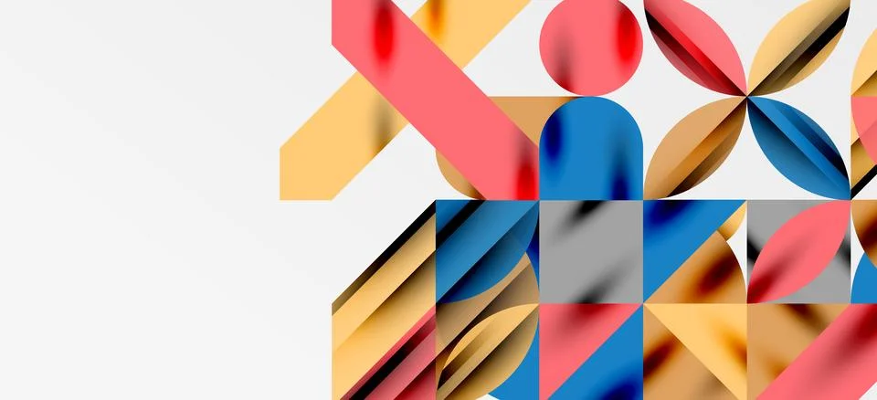 Geometric neo patterns. Abstract background for covers, banners, flyers and Stock Illustration