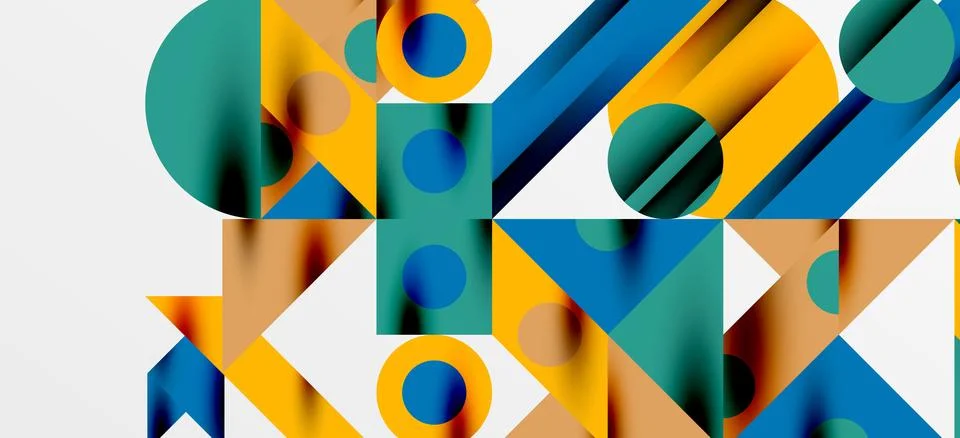 Geometric neo patterns. Abstract background for covers, banners, flyers and イラスト素材